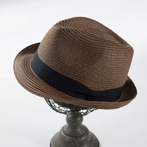 The Ilsa Fedora with Contrasting Ribbon Band